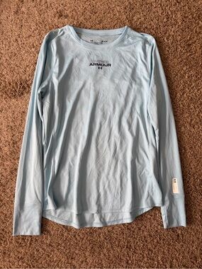 Under Armour Light Blue Long Sleeve Performance Tee